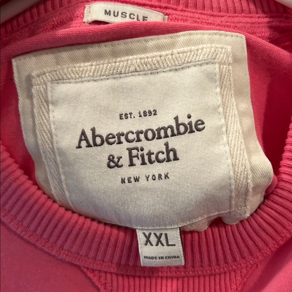 Abercrombie & Fitch Vintage sweatshirt dress embroidered Logo long sleeve XXL